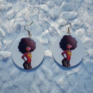 Blowing Pink Bubbles Earrings